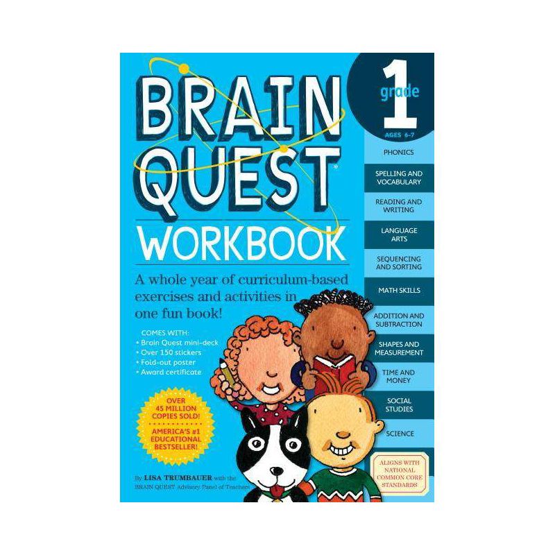 Brain Quest Workbook Grade 1 by Lisa Trumbauer, 1 of 2