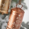 Sullivans Metallic Hammered Metal Bells Gold 4.5"H Metal Set of 2 - 2 of 2