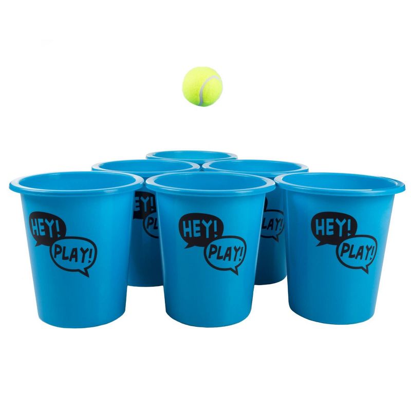 Hey! Play! Kids' and Adults Large Pong Outdoor Game Set, 6 of 8