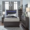 GlasFlength Decorative Wall Mirrors Square Accent Mirror Wall Mirror Polished Mirror Decorative Mirror for Living Room, Gray, 38.19"*0.87"*38.19" - 2 of 4