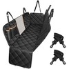 iMountek "Waterproof Dog Car Seat Cover, Scratchproof Pet Back Seat Hammock with 2 Door Slide Straps for SUV"Black - 3 of 4
