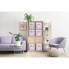 INFURNIC Utility Storage Shelves Set of 6 Foldable Collapsible Storage Box with Handles, Colorful Cube Storage Bins, Pink, 10.5"*10.5"*11" - 2 of 4