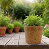 Wooakway 15" Dia Outdoor Indoor Ceramic Planter Pot Decorative Planter with Drainage Hole Patio Flower Pot - 3 of 4
