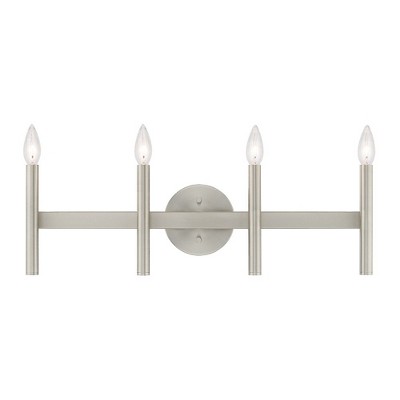 Brushed Nickel 4-Light ADA Compliant Bathroom Vanity Light