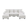 NicBex Sectional Sofa with Double Chaise Lounge Velvet U Shaped Modular Sofa for Living Room & Apartment - 2 of 4