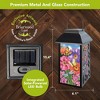 Briarwood Lane Spring Lantern 12" x 6" x 6" Zinnias in Bloom Solar For Spring Lantern - 2 of 4
