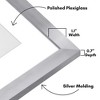Americanflat 20x24 Picture Frame with Polished Plexiglass - Use as 16x20 Frame with Mat or 20x24 Frame Without Mat - Hudson Collection - Silver - 3 of 4