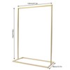 YIYIBYUS Metal Clothes Rack, Clothing Display Stand, Clothes Rack for Clothing Stores, Gold - 4 of 4