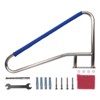 Pool Rail, 304 Stainless Steel 370LBS Load Capacity Silver Rustproof Pool Handrail - 3 of 4