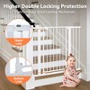 GOTGELIF Baby Safety Gate 36" Extra Tall 29.5-43.3" Wide Auto Close Pressure Mount Pet Gate - 3 of 4