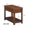 Damerin Wooden Rectangular Coffee Table And End Table Set 3 Pieces-Espresso - 3 of 4