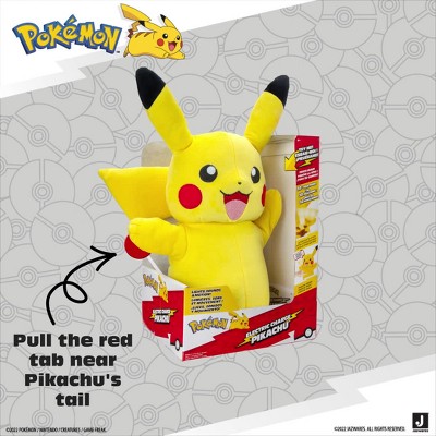 Jazwares Pokemon Pikachu Plush Stuffed Animal Toy 12 : Target