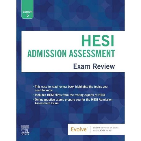 Admission Assessment Exam Review 5th Edition By Hesi Paperback Target