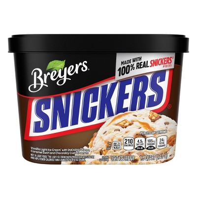 Breyers Snickers Ice Cream Dessert - 48oz