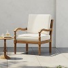 Christopher Knight Home Robbyn Outdoor Acacia Wood Club Chairs with Cushions - 2 of 4