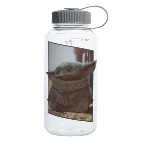 Star Wars The Mandalorian Grogu Flip-Top Water Bottle