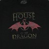 Seven Times Six Game of Thrones Mens' House Of The Dragon Original Series Logo T-Shirt Adult Black - image 3 of 4