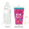 Big Dot of Happiness Roar Dinosaur Girl - Dino Mite T-Rex Baby Shower or Birthday Party Favor Popcorn Treat Boxes - Set of 12 - 2 of 4