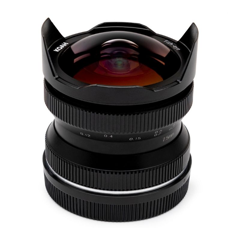 Koah Artisans Series 7.5mm f/2.8 Wide-Angle Fisheye Lens for Sony E (Black), 3 of 4
