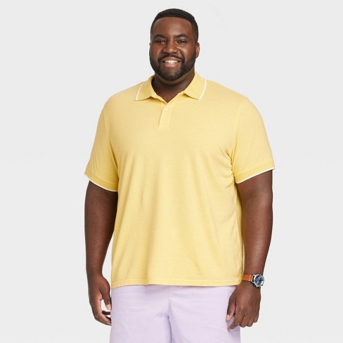 Men's Big & Tall Standard Fit Short Sleeve Polo Shirt - Goodfellow