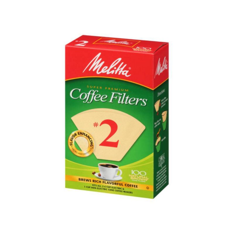 Melitta 100ct Coffee Filters - Natural Brown, 4 of 8