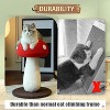 Extra Large Vertical Sisal Mushroom Shaped Cat Scratcher, Cat Scratching Table, Cat Scratching Board Cat Interactive Cute Mushroom Scratching Board - 4 of 4