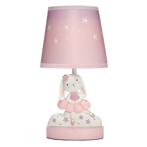 UNIQUE Disney Minnie Mouse Lamp Night Light Pink/Black White Polka Dots