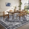 Washable Floral Medallion Soft Non Slip Carpet Indoor Retro Accent Large Floor Carpet Stain Resistant Non Shedding Rugs - 3 of 4