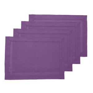 Solino Home Linen Classic Hemstitch Placemats - 1 of 4