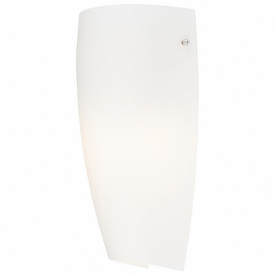 Daphne Opal Glass Brushed Steel 14" Wall Sconce