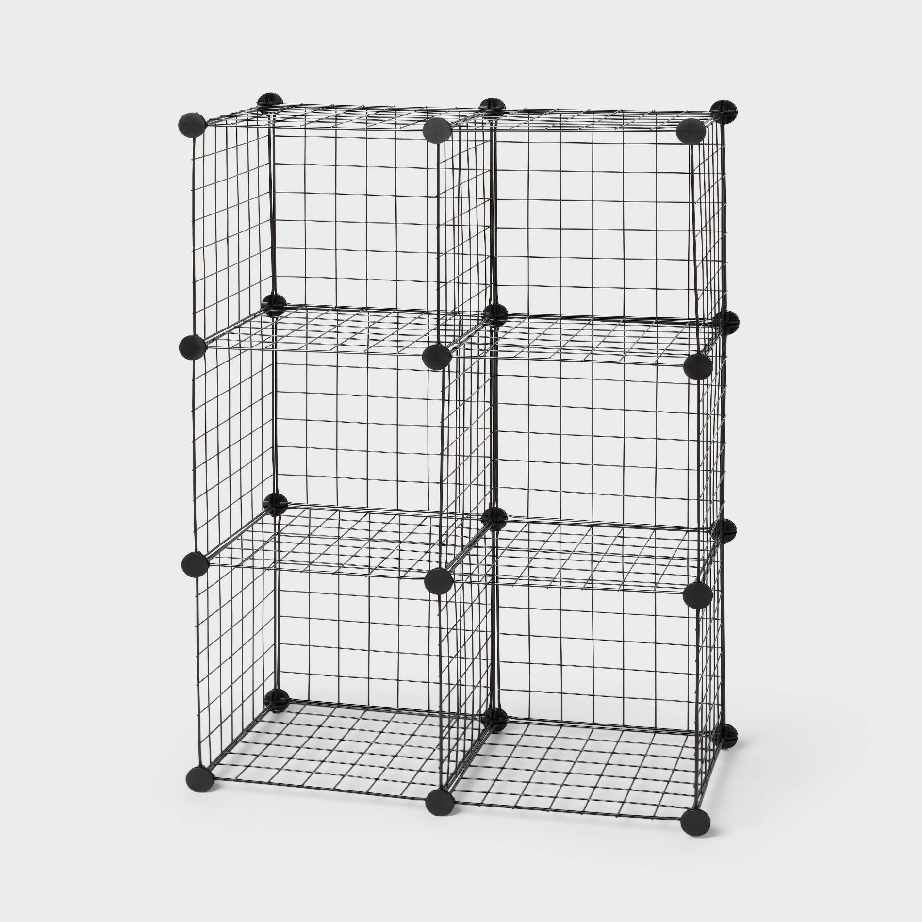 11" 6 Cube Metal Grid Storage - Brightroom™