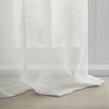 JUJABU 1 pc 50"x84" Floral Embellished Cuff Tab Top Solid Curtain Panel - 4 of 4