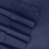 Dreamguard 4pc Queen 1200 Thread Count Hypoallergenic Moisture-Wicking Sheet Set Navy - 3 of 4