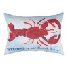 Welcome to Our Beach House Pillow – 18x13 Inch Coastal Climaweave Accent by Manual Woodworkers and Weavers - 2 of 3