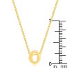 Slickblue Stylish Custom Initial Necklace for Women, 18" Link Chain+2" Ext., Rose Gold/Gold/Silver Options, b-z Options - 2 of 3