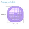 Unique Bargains Square Anti-Slip Bathroom with Suction Cups Drain Protector - 2 of 4