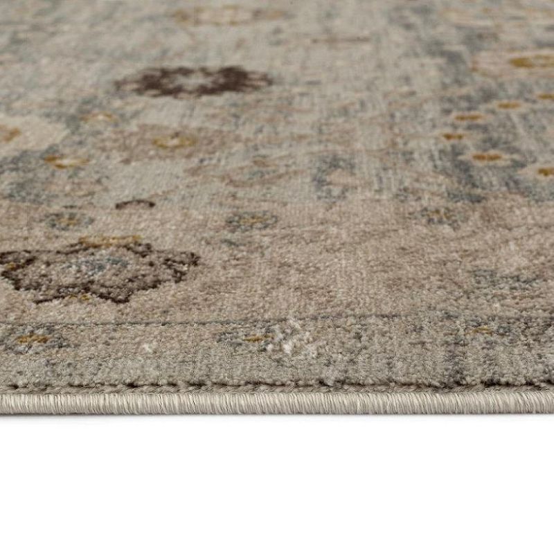 Luxe Weavers Floral Distressed Area Rug, Boho Chic Carpet, 5 of 8