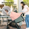 KeaBabies Car Seat Cover for Babies, Multi-Use Nursing Cover, Infant Carseat Cover, Breastfeeding Cover, Stroller Cover - 3 of 4