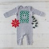 The Juniper Shop Christmas Cutie Checkered Baby Romper - 2 of 3