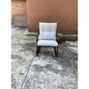 FIONECA 2-Piece Rocker Chair Set with Teapoy Table, Outdoor Patio Rocking Chairs with Cushions, Off-White - 4 of 4