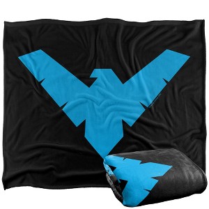 Batman Nightwing Symbol Silky 50X60 Blanket, 1 Sided - 1 of 4