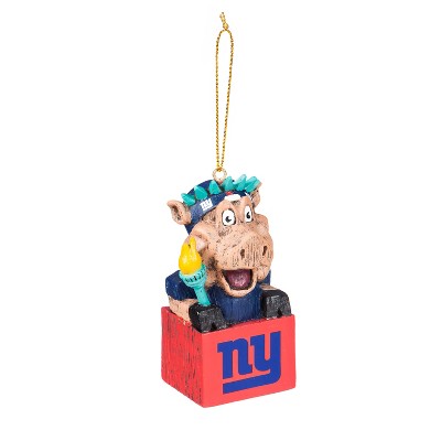 Evergreen New York Giants NFL Tiki Totem Mascot Ornament