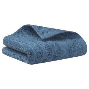 Unique Bargains Cotton Striped Pattern Comfortable Hand Towels for Bathroom Travel 2 Packs - 1 of 4