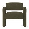 Accent Chair, Modern Single Sofa Chair, Upholstered Comfortable Backrest Chair With Armrests - 3 of 4