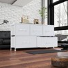 AZL1 Life Concept Utility Storage Drawers Stylish and Functional Storage, 5 Drawer Dresser for Nursery, Closet, Entryway, White, 39.3"*11.8"*20.8" - 4 of 4