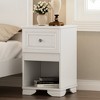 KTMBDW Nightstand, End Table with Drawer and Opening Shelf, Bedside Table, Small Night Stand for Bedroom, Simple Style - 3 of 4