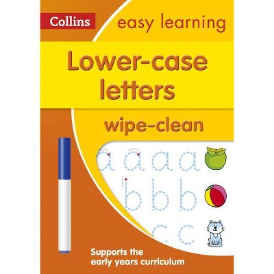 Lower-Case Letters - (Collins Easy Learning Preschool) by  Harpercollins Uk (Mixed Media Product)