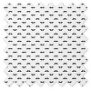 Bacati - Mustache/Plus Muslin 4 pc set of Bibs & Burp Cloths Set, Black - 4 of 4