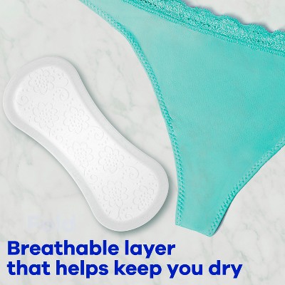 Always Pure Cotton Thin Daily Light Regular Panty Liner - 200ct