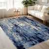 Modern Abstract Area Rug Machine Washable Non Slip Stain Resistant Pet Friendly Perfect for Living Room Bedroom Kitchen - 4 of 4